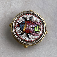 Mid-19th Century Italian Grand Tour Micromosaic Pendant